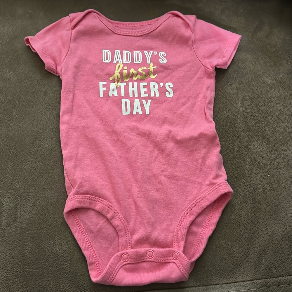 EUC first Father’s Day onesie
